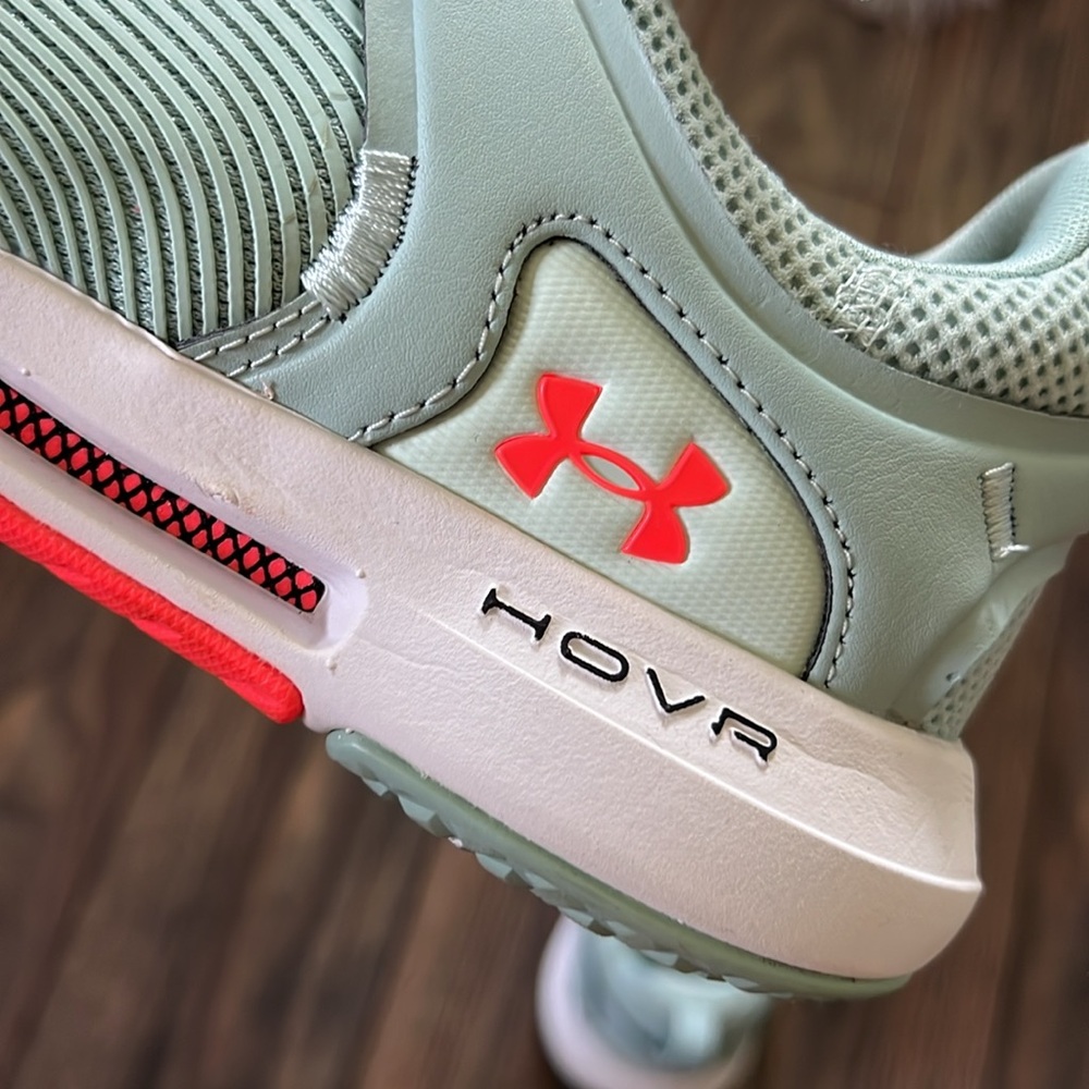 Under Armour Women's Sneakers - Light Blue with Pink Accents - Picture 5 of 7